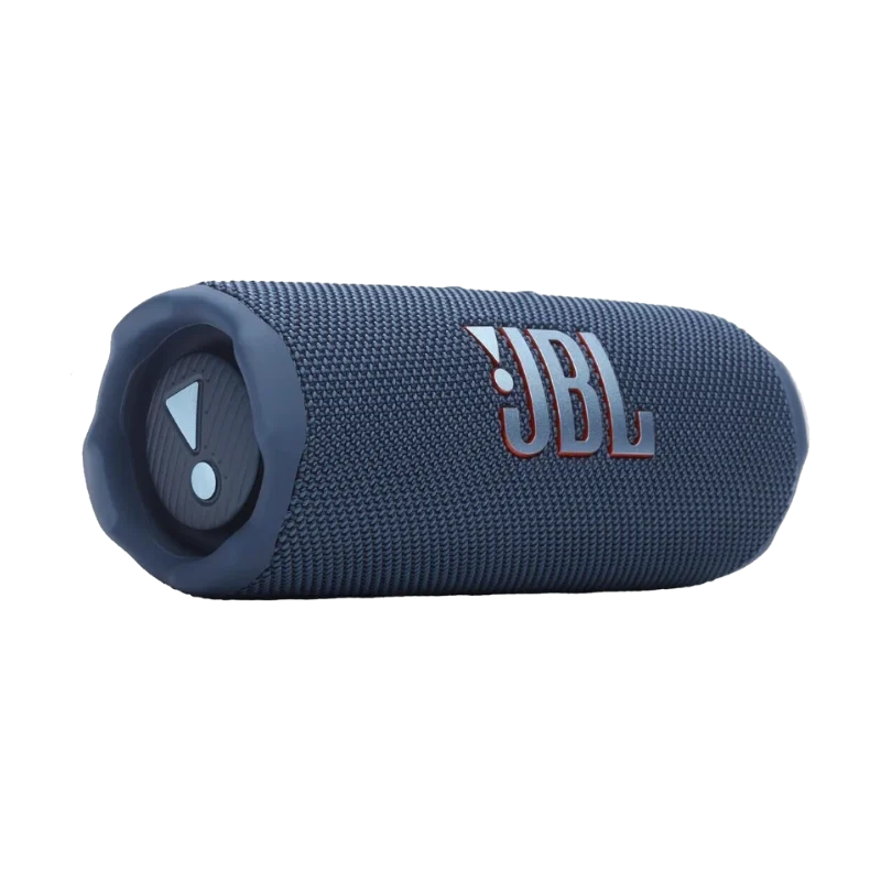 Altoparlante Bluetooth portatile JBL Flip 7 blu rivestito in tessuto