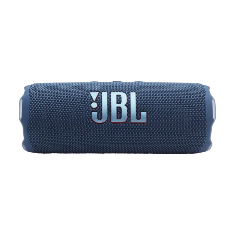 Altoparlante Bluetooth portatile JBL Flip 7 blu rivestito in tessuto